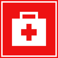 Symbol Erste-Hilfe-Sets