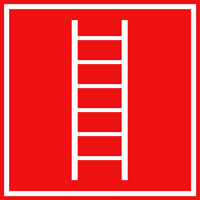 Symbol Rettungsleiter