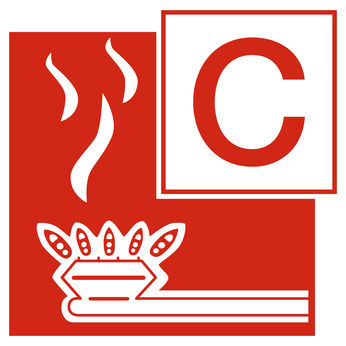 Symbol Brandklasse C