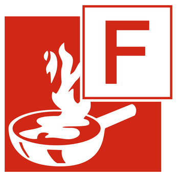 Symbol Brandklasse F